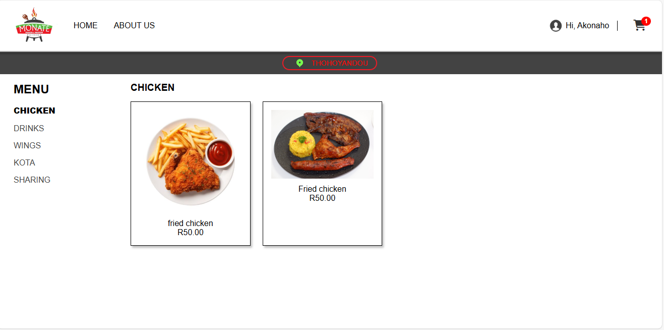 Monate Chicken & Steak